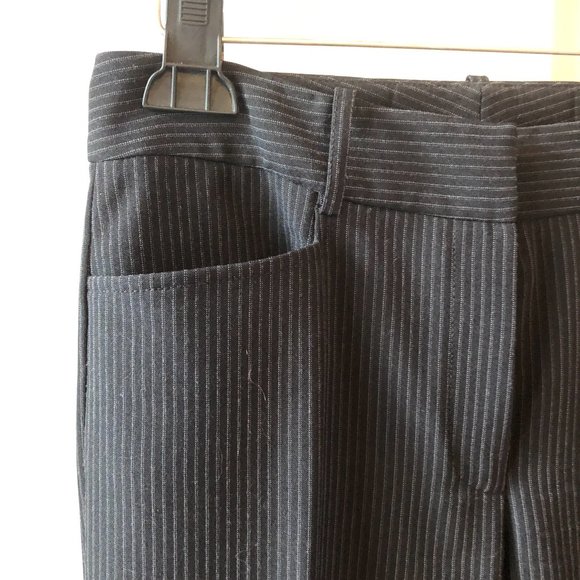 Tahari ASL Black Pinstripe Pant Suit Sz 2 - Picture 6 of 8